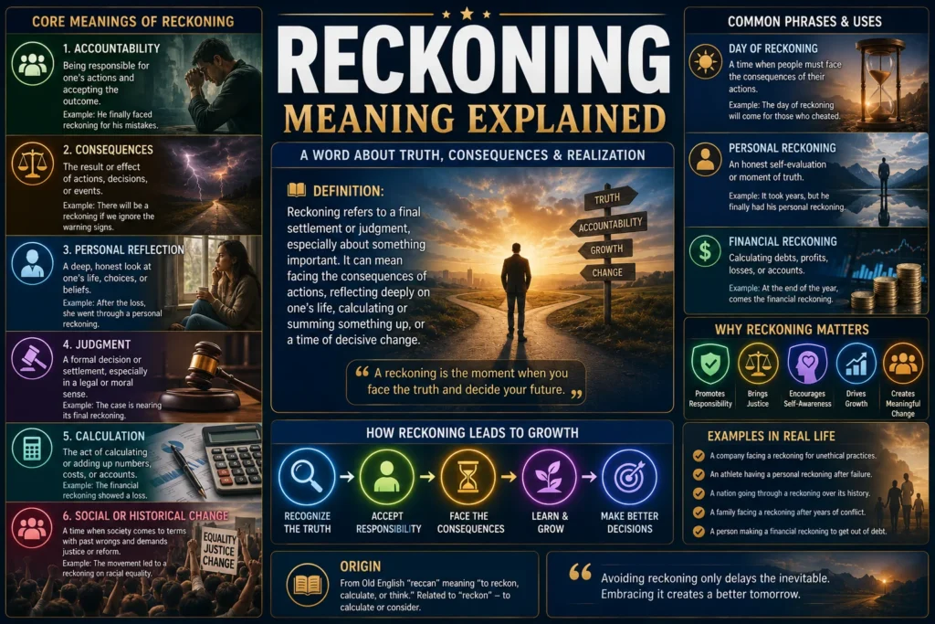 reckoning meaning