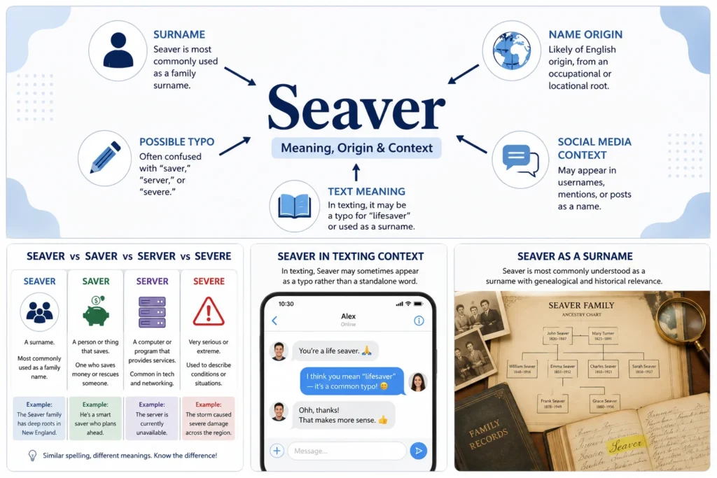 seaver meaning