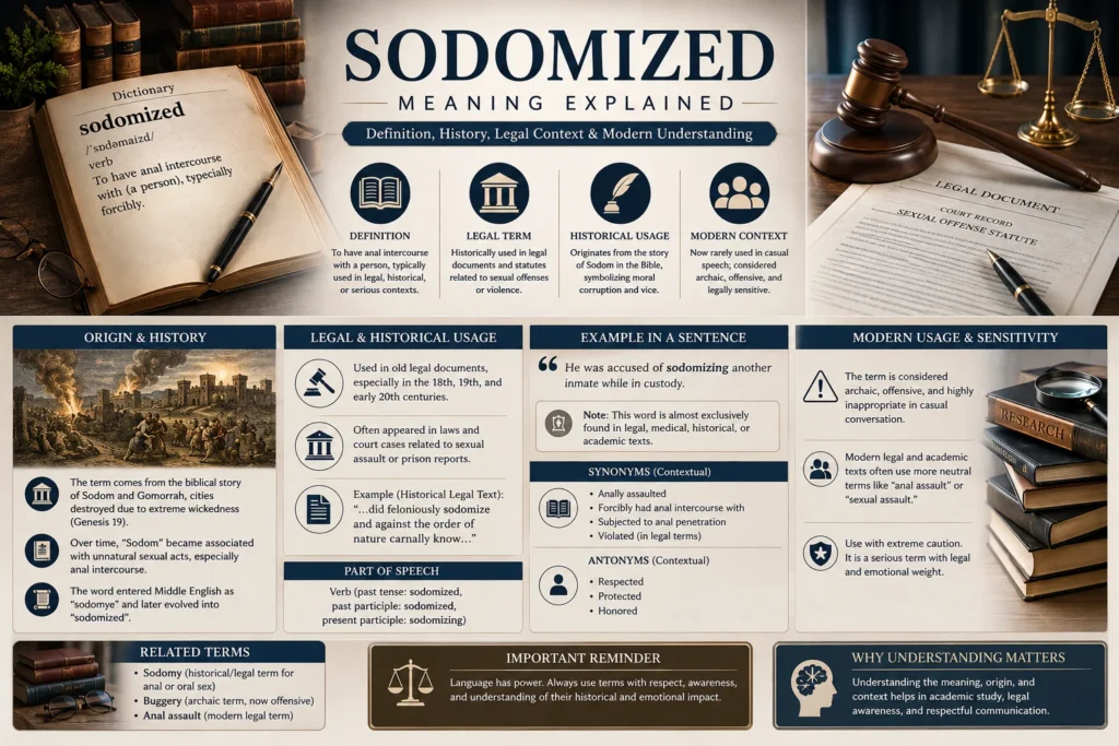 sodomized meaning