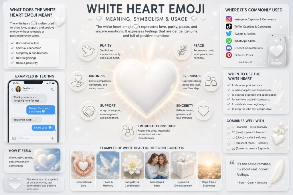 white heart meaning