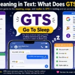 gts meaning in text