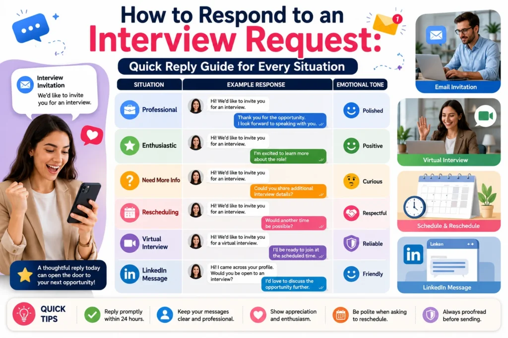 how to respond to an interview request