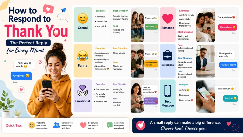 how to respond to thank you