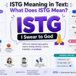 istg meaning in text
