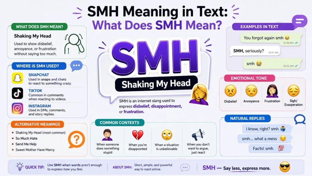 smh meaning in text