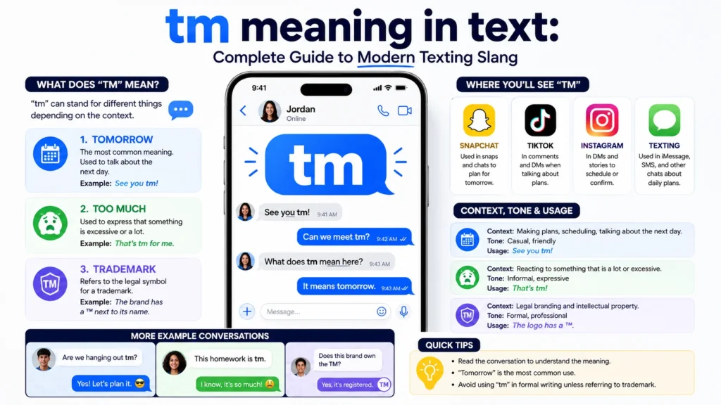 tm meaning in text