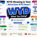 wyd meaning in text