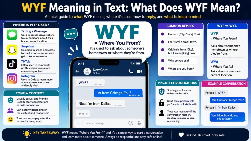 wyf meaning in text